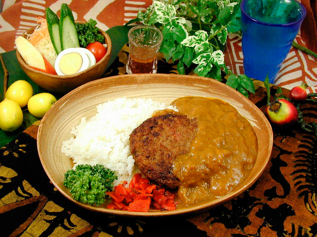 手作りハンバーグカレー